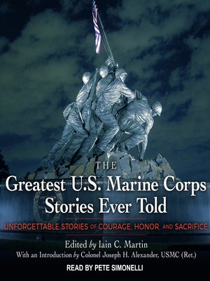 cover image of The Greatest U.S. Marine Corps Stories Ever Told